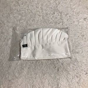 Two White Chef Cap